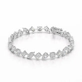 10 CT Multi Shape Lab Diamond Bracelet